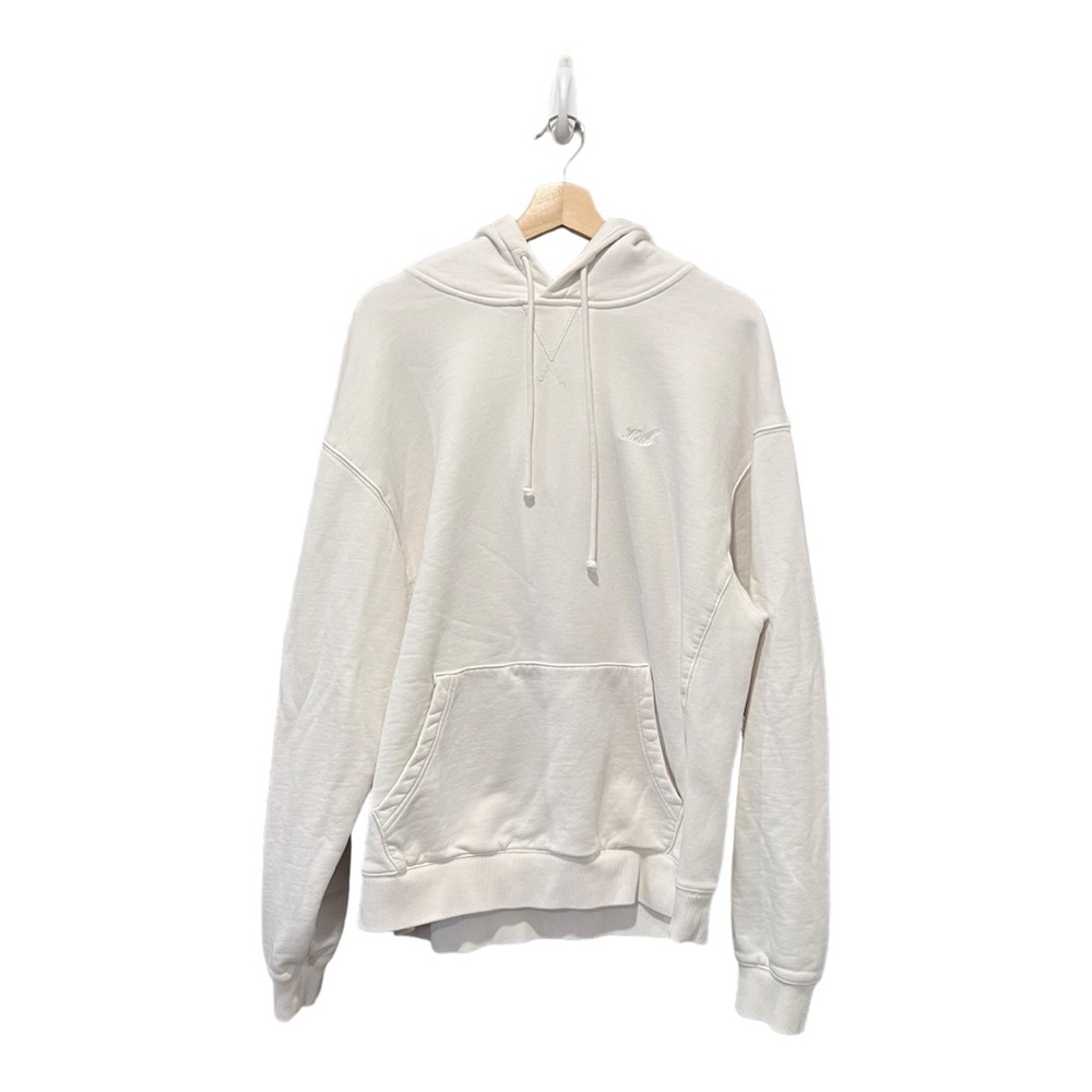 KITH White Cursive Hoodie “Williams III”